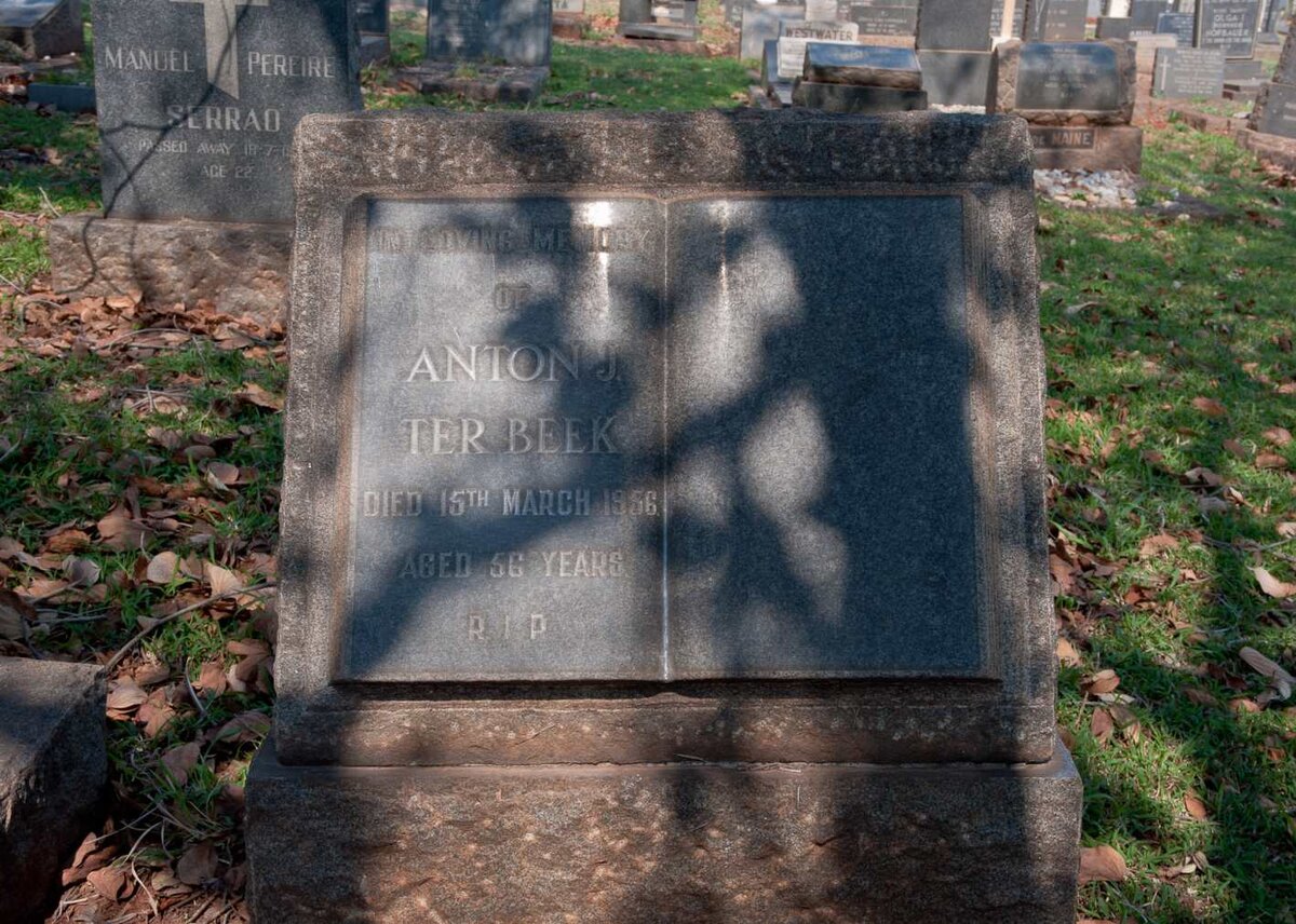 BEEK Anton J., ter -1956