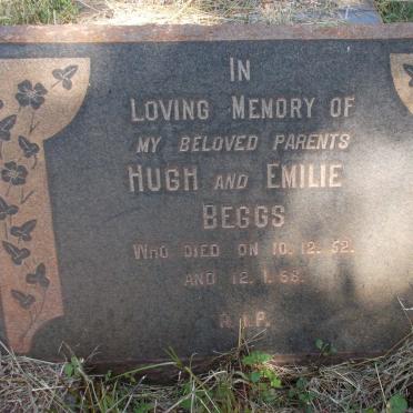 BEGGS Hugh -1952 &amp; Emilie -1956