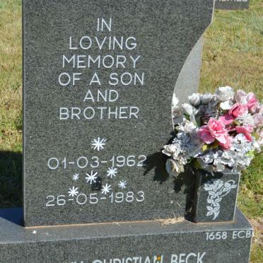 BECK Guy Christian 1962-1983