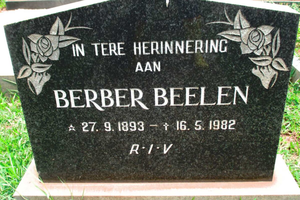 BEELEN Berber 1893-1982