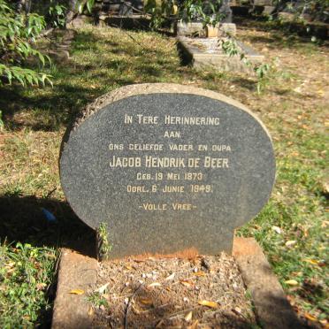 BEER Jacob Hendrik, de 1873-1949