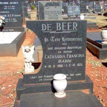 BEER Catharina Francina, de 1966-1975