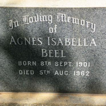 BEEL Agnes Isabella 1901-1962