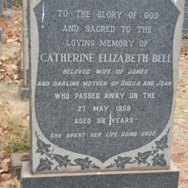 BELL Catherine Elizabeth -1959