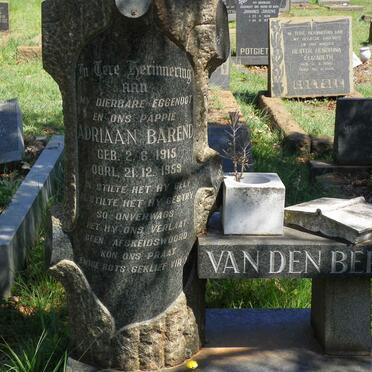 BERG Adriaan Barend, van den 1915-1959