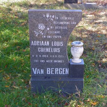 BERGEN Adriaan Louis Corneluis, van 1944-1975
