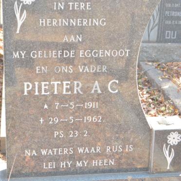 BILJON Pieter A.C., van 1911-1962