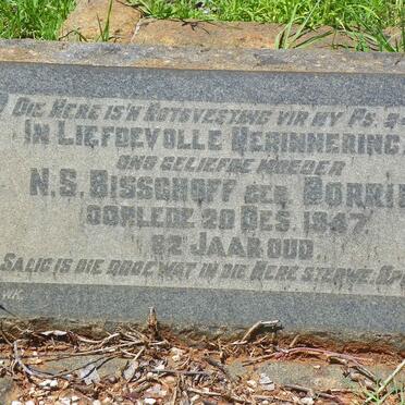 BISSCHOFF N.S. nee BORRIUS -1947