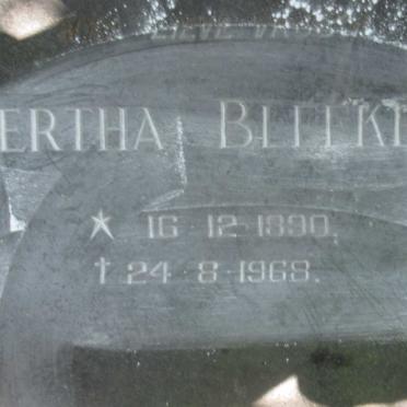 BLEEKER Bertha 1890-1968