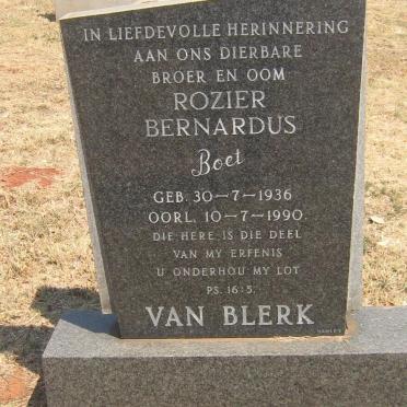 BLERK Rozier Bernardus, van 1936-1990
