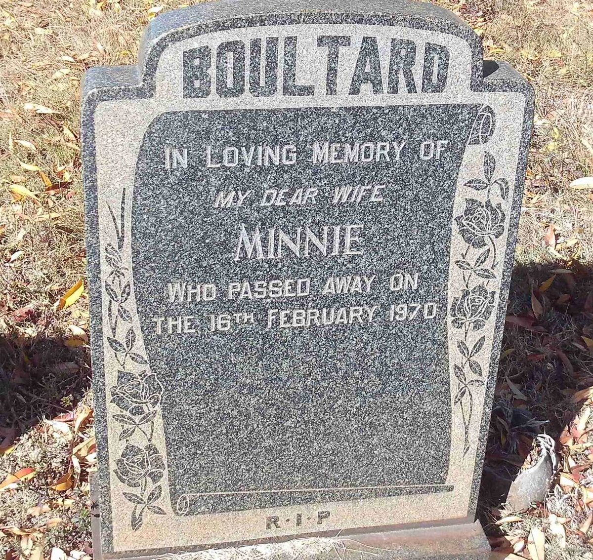 BOULTARD Minnie -1970