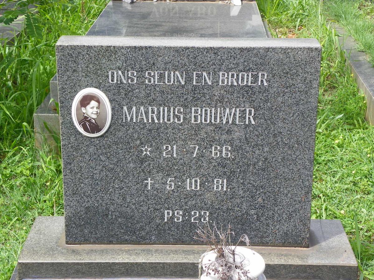 BOUWER Marius 1966-1981