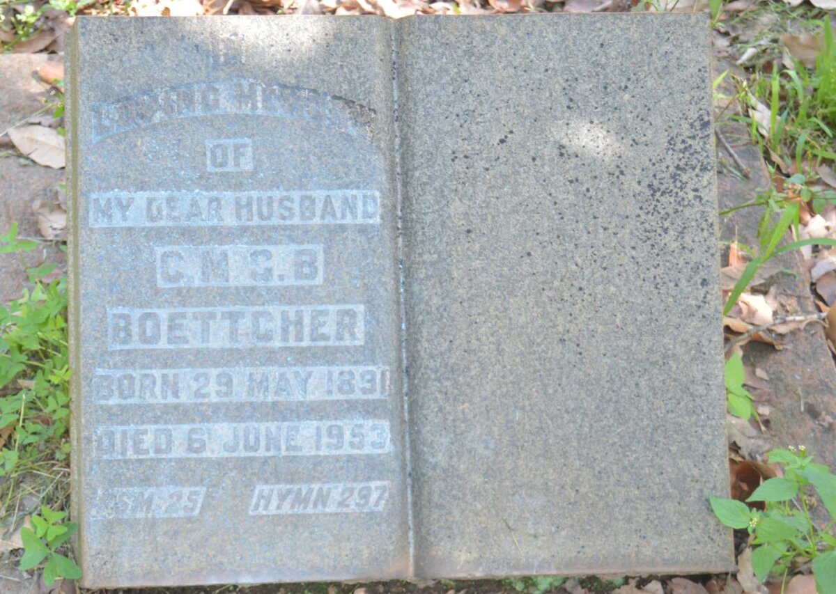 BOETTCHER C.M.G.B. 1891-1953