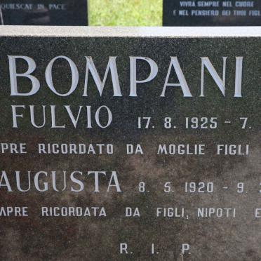 BOMPANI Fulvio 1925-1971 &amp; Augusta 1920-1997