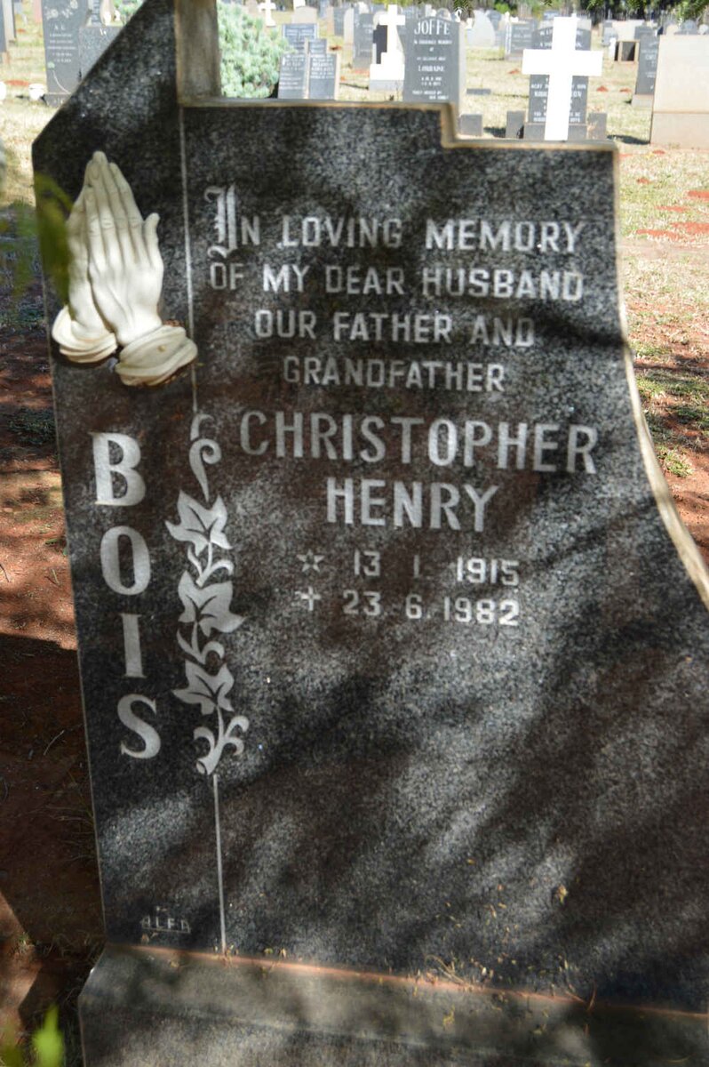 BOIS Christopher Henry 1915-1982
