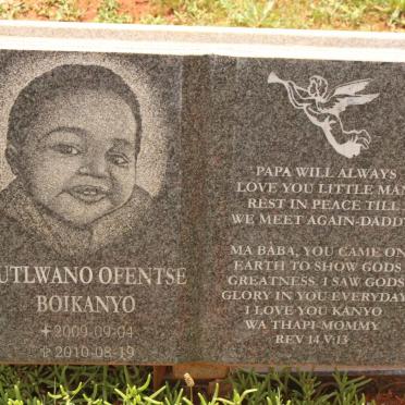 BOIKANYO Kutlwano Ofentse 2009-2010