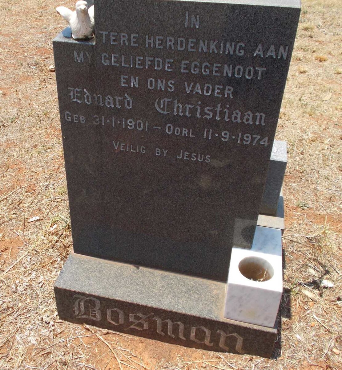 BOSMAN Eduard Christiaan 1901-1974