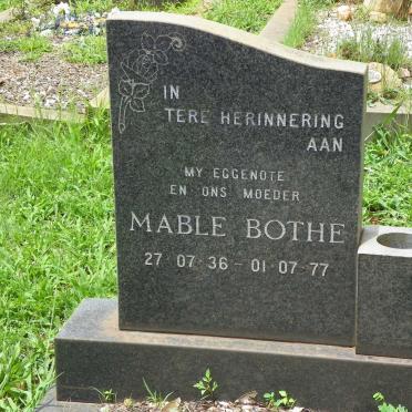 BOTHE Mable 1936-1977