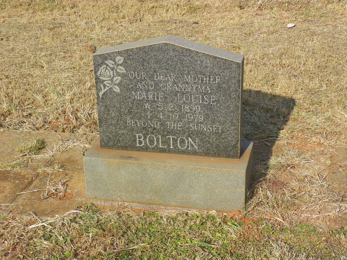 BOLTON Marie Louise 1899-1979