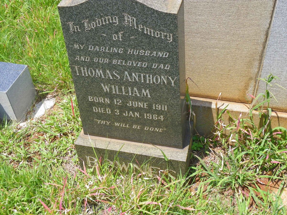 BOWNES Thomas Anthony William 1911-1964