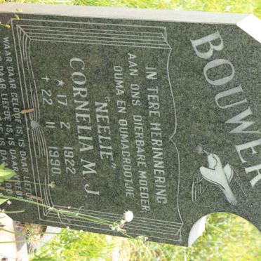 BOUWER Cornelia M.J. 1922-1990