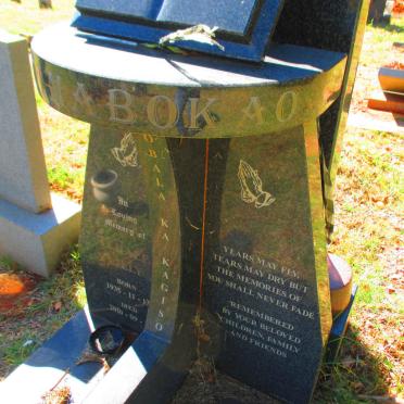 BOKAO Tlhale Lilly,  GADINA  1935-2010