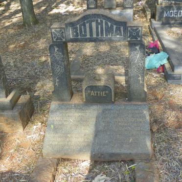 BOTHMA Jan Daniel 1900-1954 :: BOTHMA Tjaart Adriaan 1907-1943