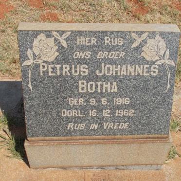 BOTHA Petrus Johannes 1916-1962
