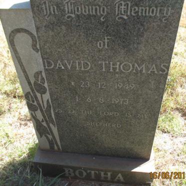BOTHA David Thomas 1949-1973