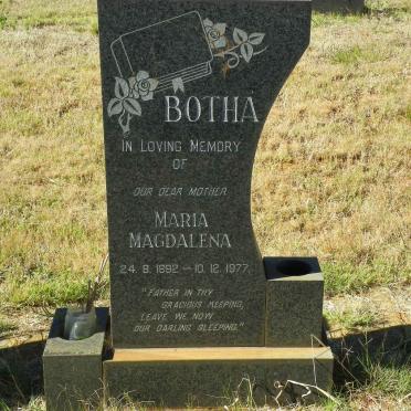 BOTHA Maria Magdalena 1892-1977
