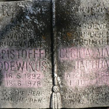 BOTHA Christoffel Lodewikus 1892-1978 &amp; Cecilia Maria Jacoba 1899-1932