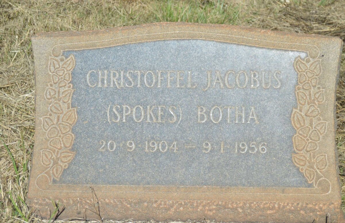 BOTHA Christoffel Jacobus 1904-1956