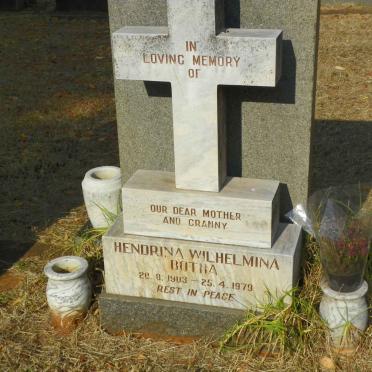 BOTHA Hendrina Wilhelmina 1903-1979