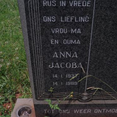 BOTHA Anna Jacoba 1937-1989