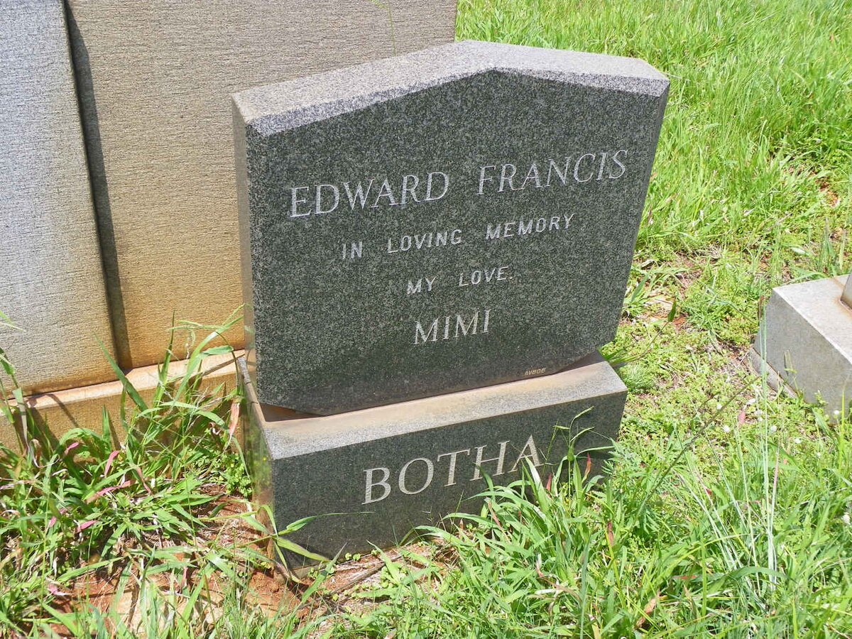 BOTHA Edward Francis