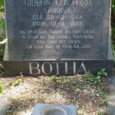 BOTHA Gideon Guilford 1944-1968