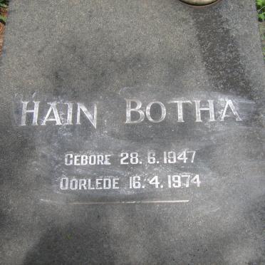 BOTHA Hain 1947-1974