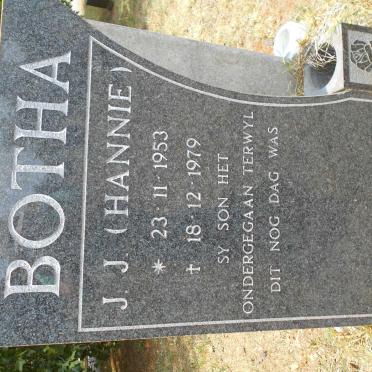 BOTHA J.J. 1953-1979