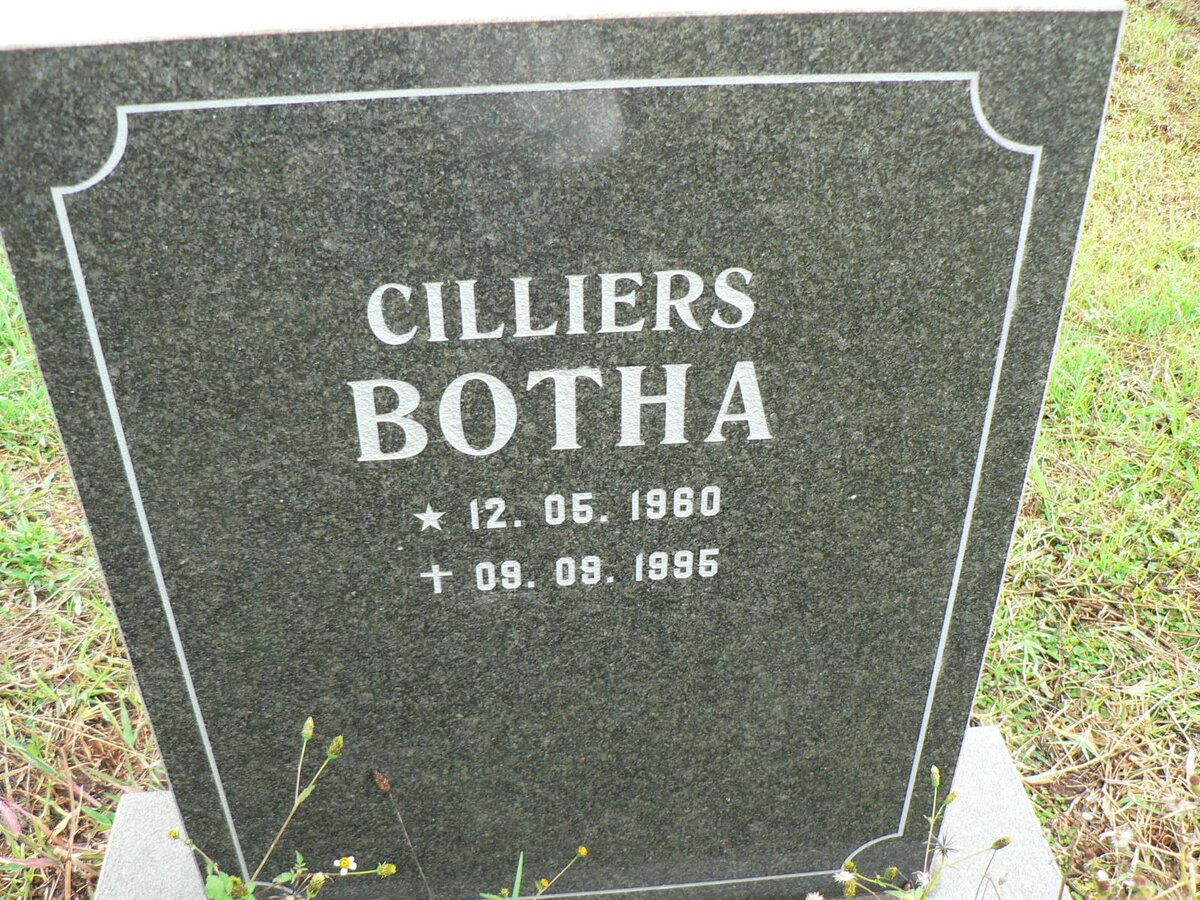 BOTHA Cilliers 1960-1995