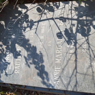 BOTHA George Frederick Rautenbach 1902-1962 &amp; Annie Margaret FULCHER 1906-1995