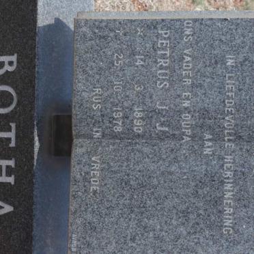 BOTHA Petrus J.J. 1890-1978