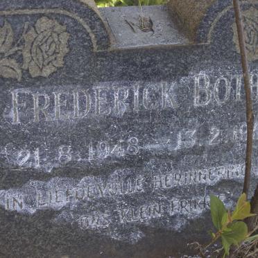 BOTHA Frederick 1948-1957