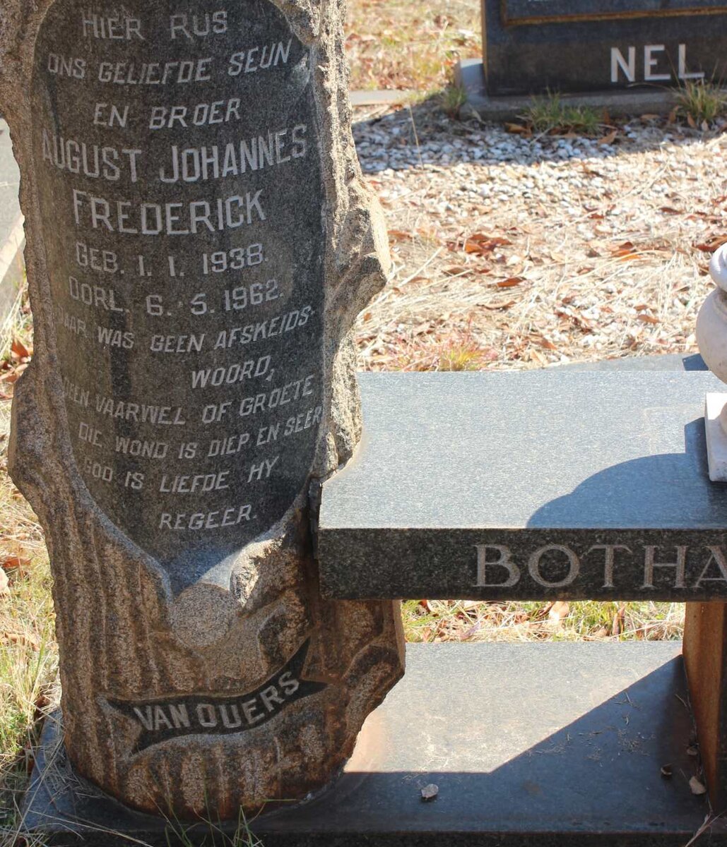 BOTHA August Johannes Frederick 1938-1962