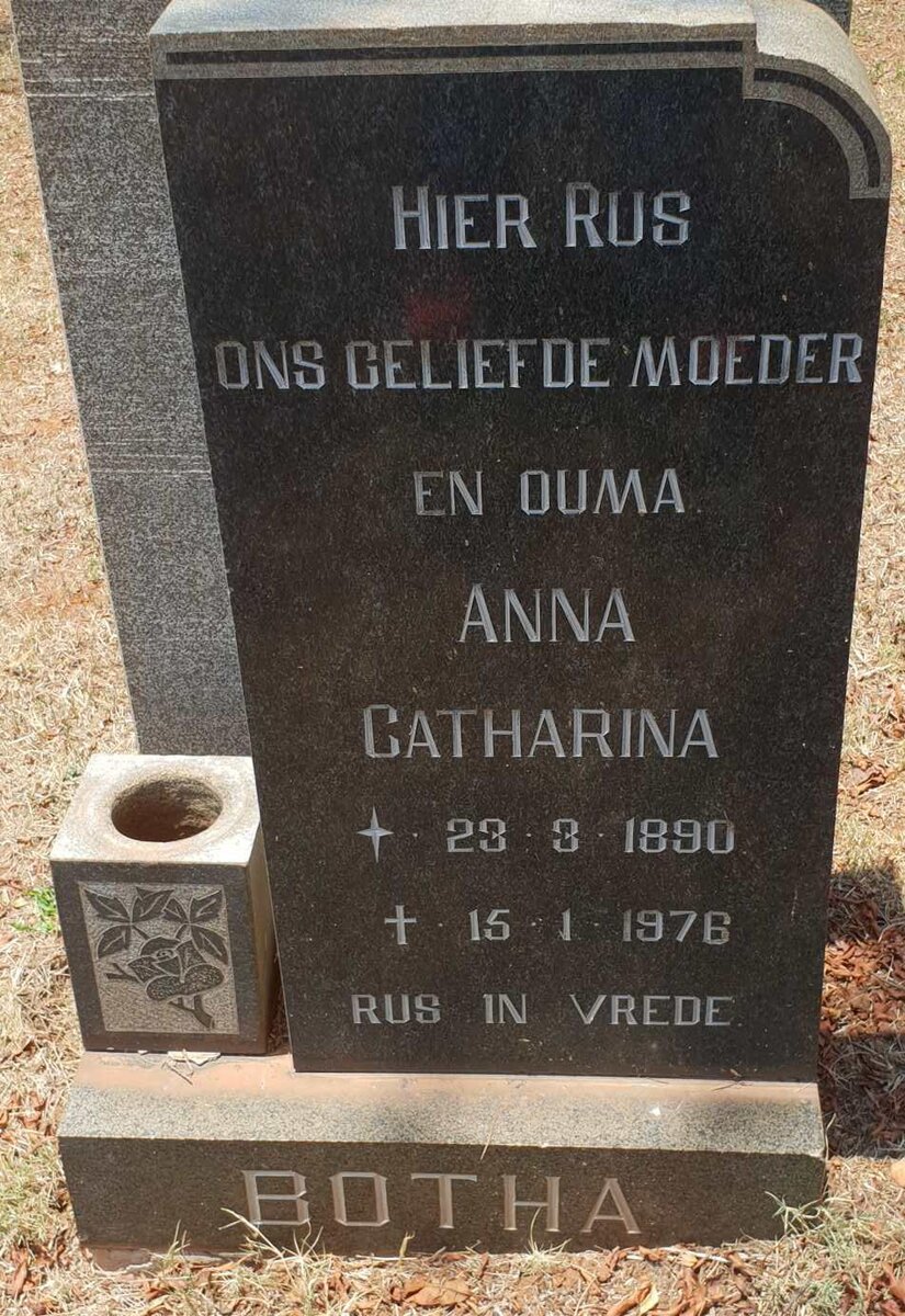 BOTHA Anna Catharina 1890-1976