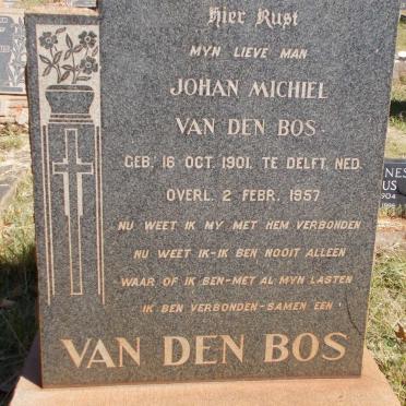 BOS Johan Michiel, van den 1901-1957