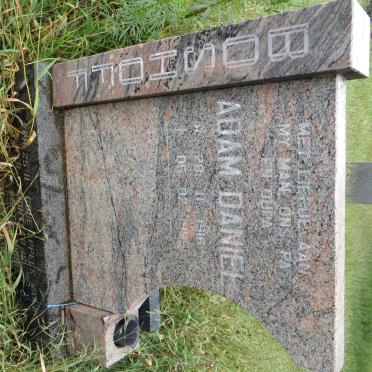 BOSHOFF Adam Daniel 1916-1995