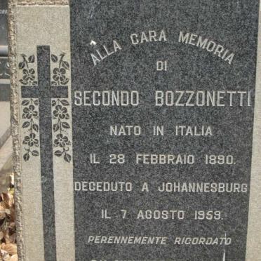 BOZZONETTI Secondo 1890-1959