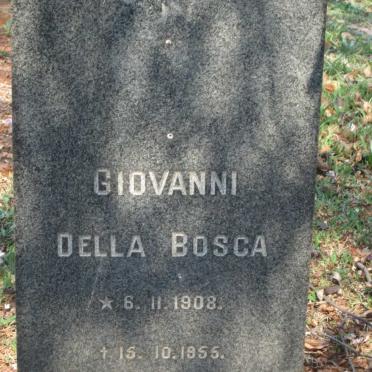 BOSCA Giovanni Della 1908-1955