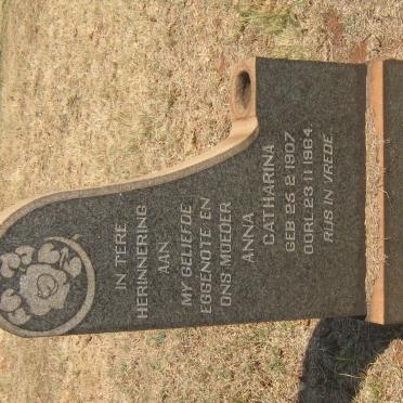 BOTHMA Anna Catharina 1907-1964