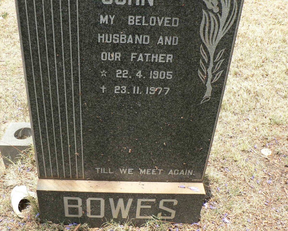 BOWES John? 1905-1977